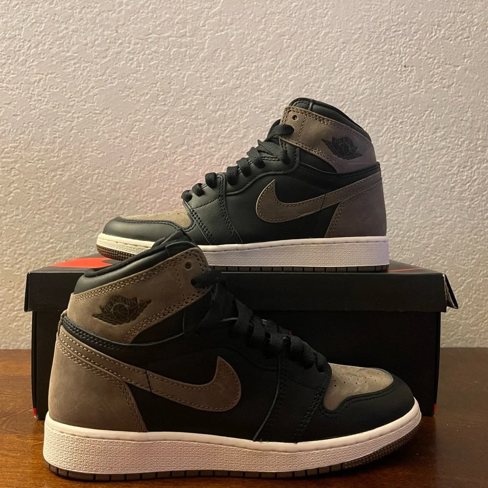 Air Jordan 1 Retro High OG GS Palomino Brown Black FD1437-020 Size 5.5Y